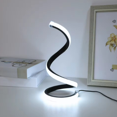 Lampe LED spirale à intensité variable et 3 modes de lumière