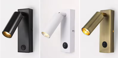 Applique murale LED 3W – Rotation 350°,