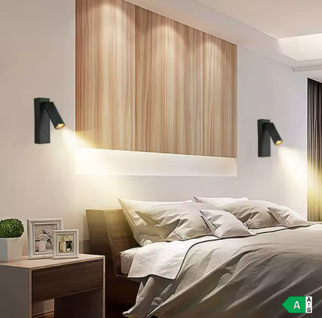 Applique murale LED 3W – Rotation 350°,