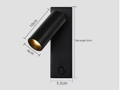 Applique murale LED 3W – Rotation 350°,